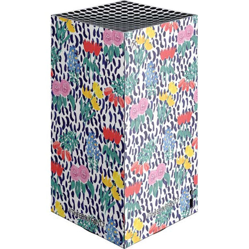 Bouffants and Broken Hearts Bouquets Print XBox Series X Digital Edition Console Skin
